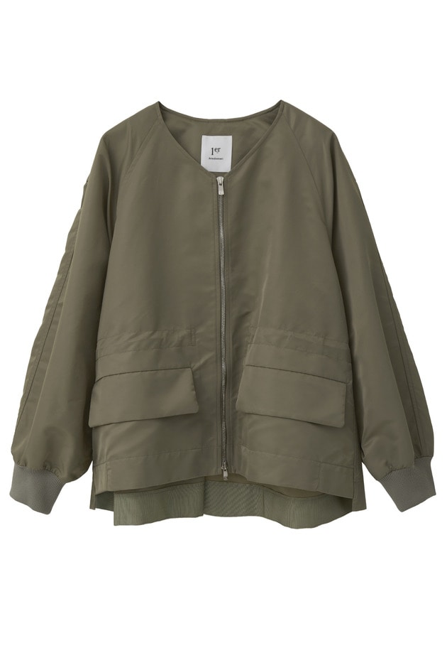 ナイロンサテンブルゾン 詳細画像 Khaki 11