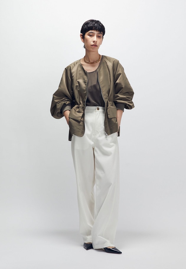 ナイロンサテンブルゾン】｜1er Arrondissement（プルミエ