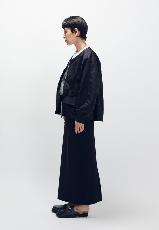 ナイロンサテンブルゾン 詳細画像 Black 10