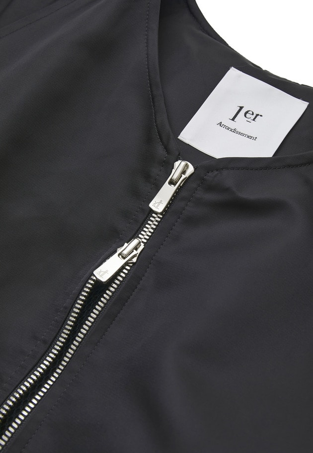 ナイロンサテンブルゾン 詳細画像 Black 16