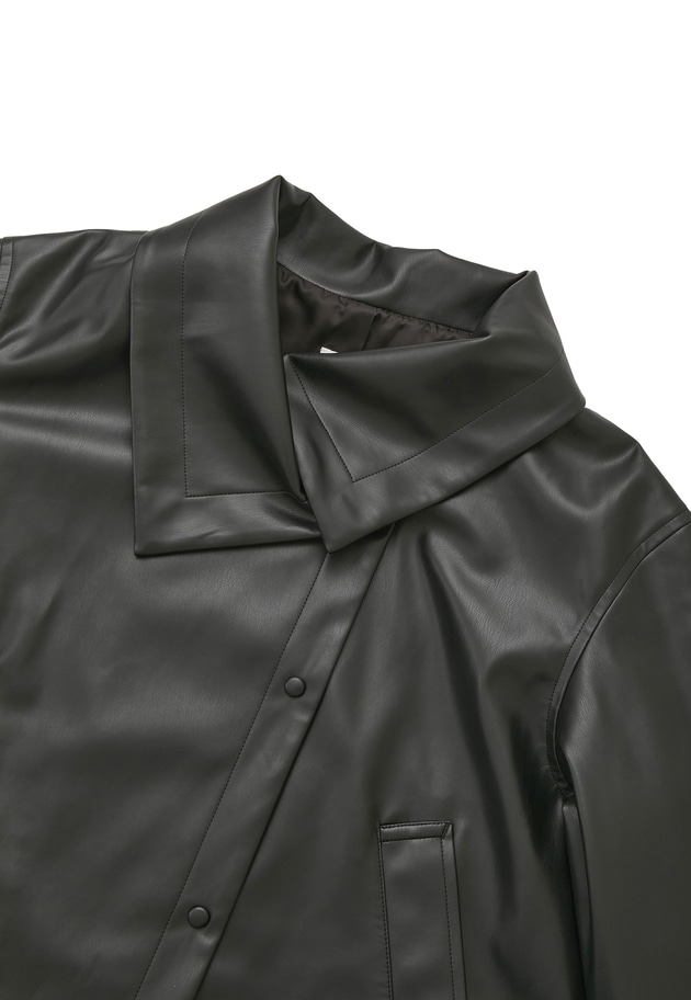フェイクレザージャケット 詳細画像 Black 13