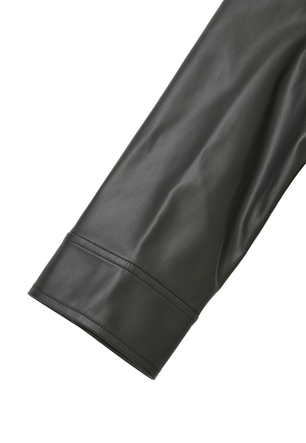 フェイクレザージャケット 詳細画像 Black 14