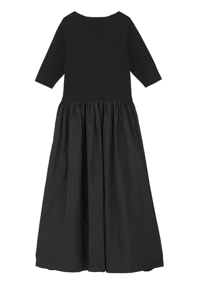 クールウール×タフタドッキングワンピース 詳細画像 Black 11
