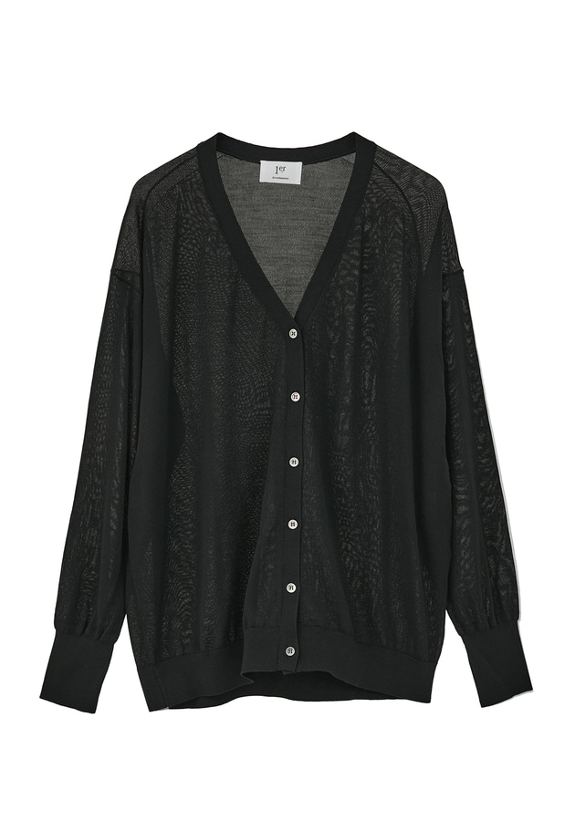 アセテートウールカーディガン 詳細画像 Black 11