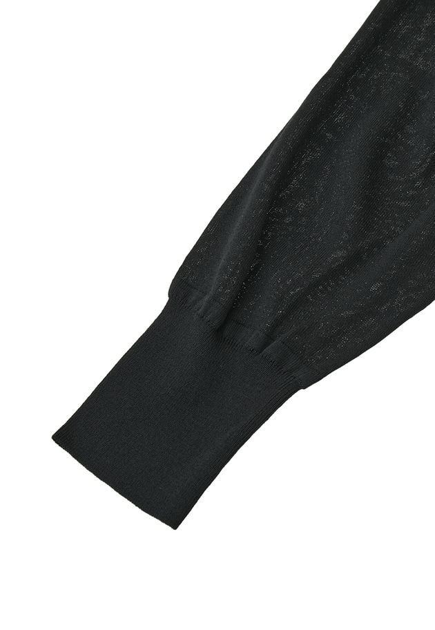 アセテートウールカーディガン 詳細画像 Black 15
