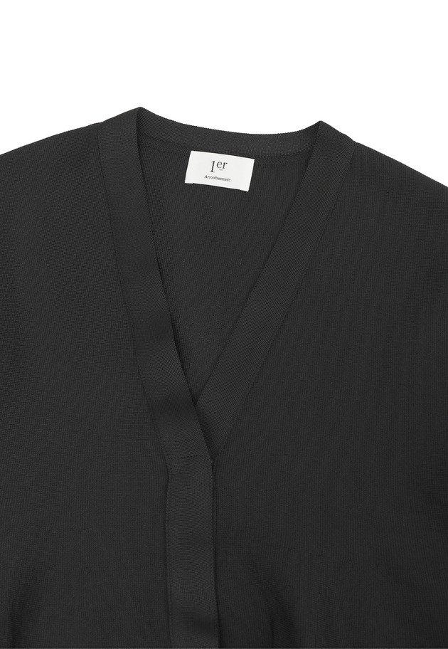 ペプラムカーディガン 詳細画像 Black 10