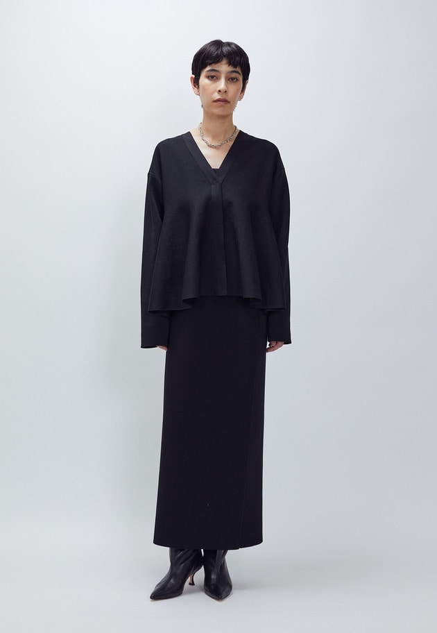 ペプラムカーディガン 詳細画像 Black 4