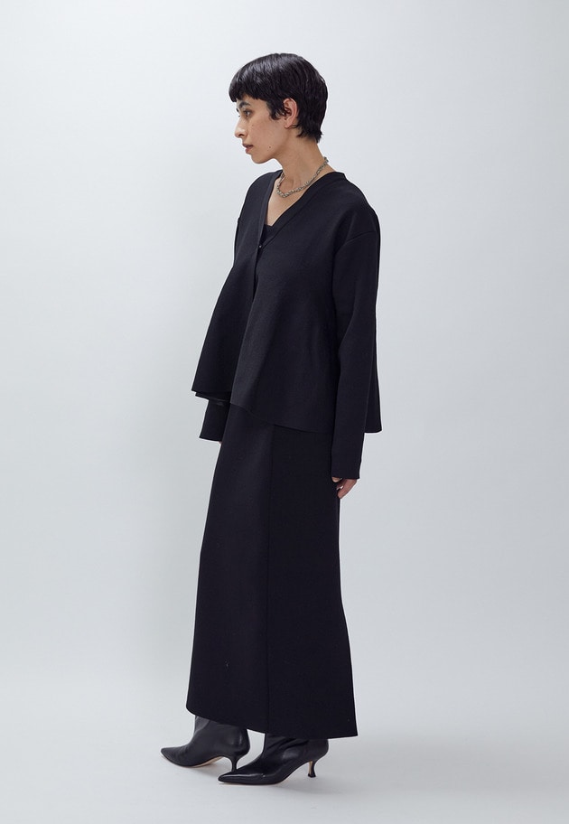 ペプラムカーディガン 詳細画像 Black 7