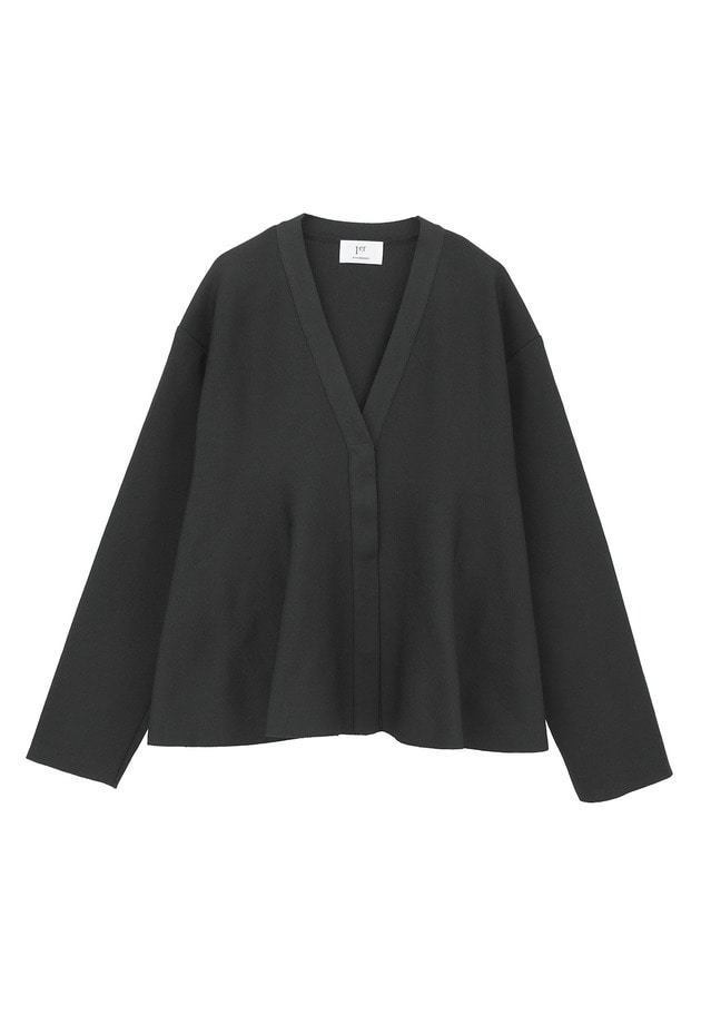 ペプラムカーディガン 詳細画像 Black 8