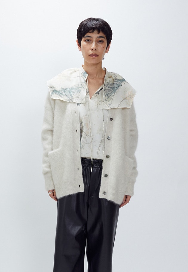 【リニューアル】FOXカシミアカーディガン 詳細画像 Beige 1