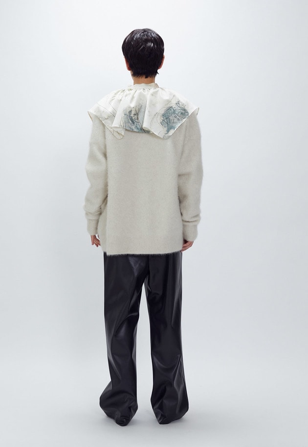 【リニューアル】FOXカシミアカーディガン 詳細画像 Beige 3