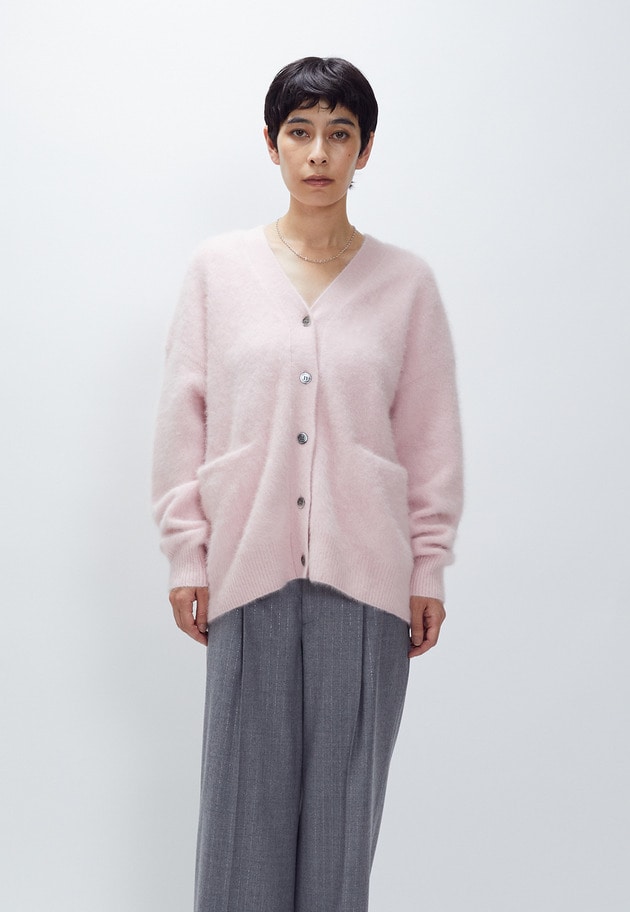 【リニューアル】FOXカシミアカーディガン 詳細画像 Pink 1