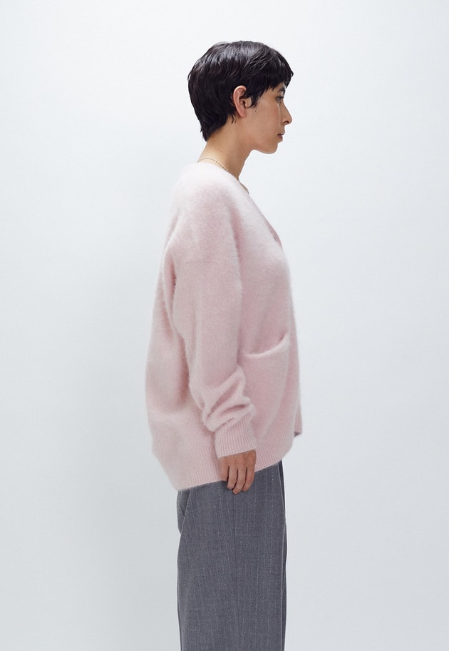 【リニューアル】FOXカシミアカーディガン 詳細画像 Pink 3