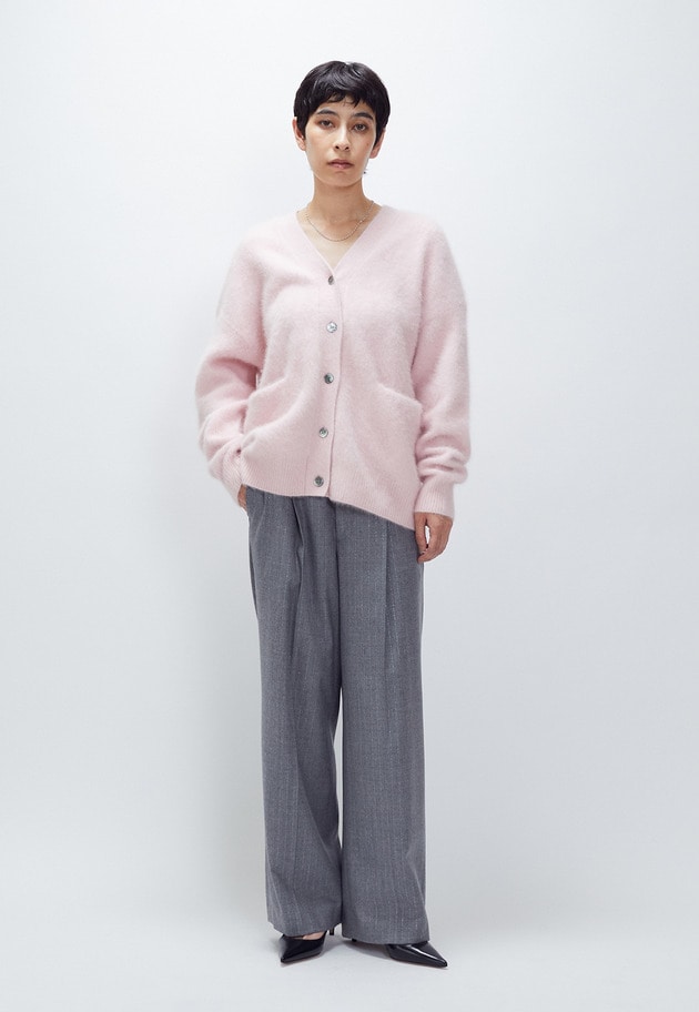 【リニューアル】FOXカシミアカーディガン 詳細画像 Pink 5
