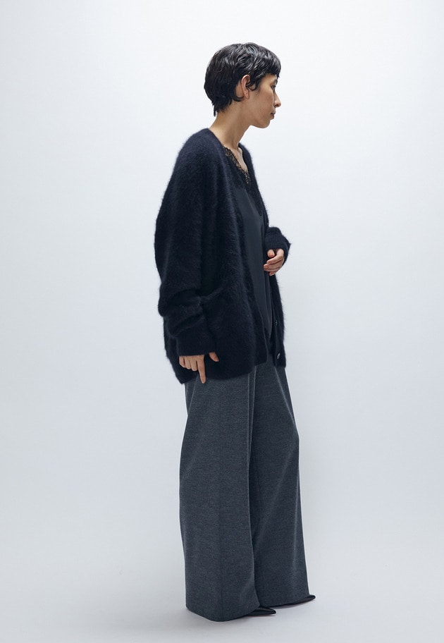 【リニューアル】FOXカシミアカーディガン 詳細画像 Black 4