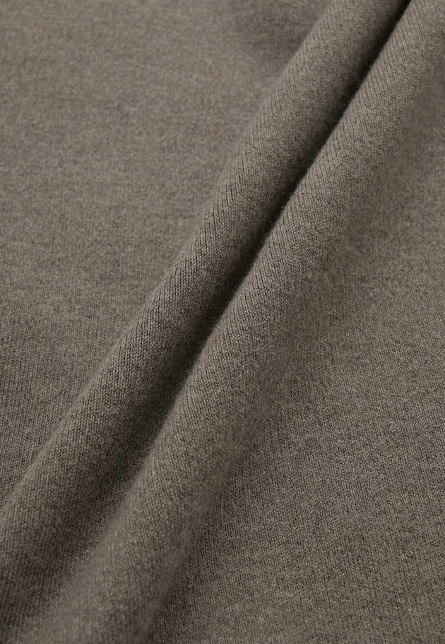 ウールコットンスムースニットカーディガン 詳細画像 Mocha 16