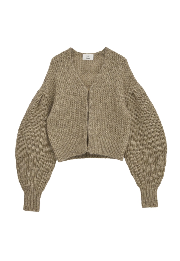 ラメモヘアリリヤーンボレロカーディガン 詳細画像 Gold 11