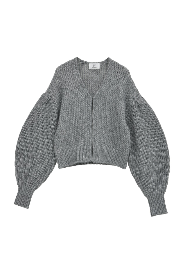 ラメモヘアリリヤーンボレロカーディガン 詳細画像 Silver 11