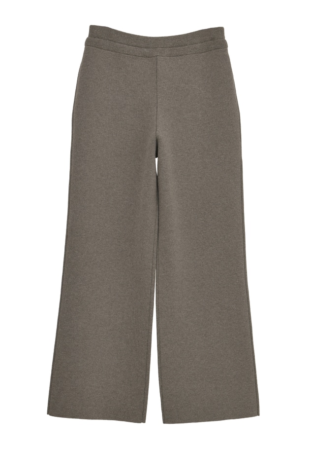 ウールコットンスムースニットパンツ 詳細画像 Mocha 11