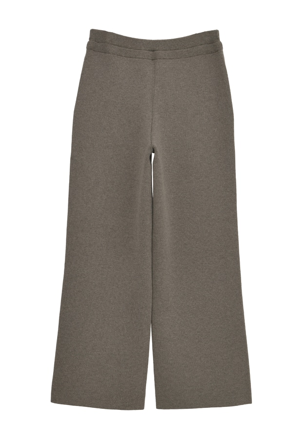 ウールコットンスムースニットパンツ 詳細画像 Mocha 12