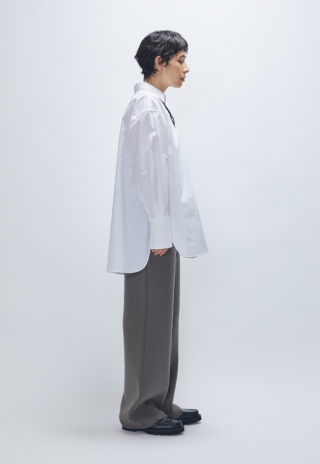 ウールコットンスムースニットパンツ 詳細画像 Mocha 5