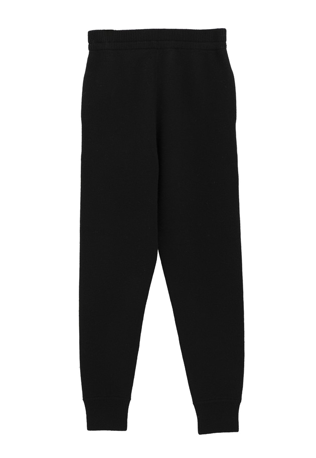 ウールカシミアダブルフェイスリブパンツ 詳細画像 Black 11