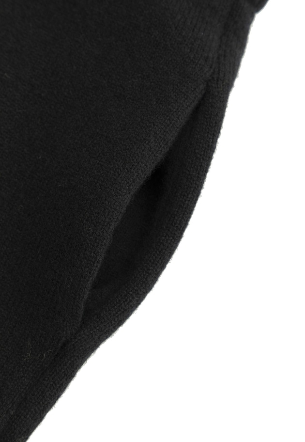 ウールカシミアダブルフェイスリブパンツ 詳細画像 Black 16