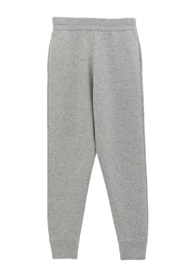 ウールカシミアダブルフェイスリブパンツ 詳細画像 Light gray 11