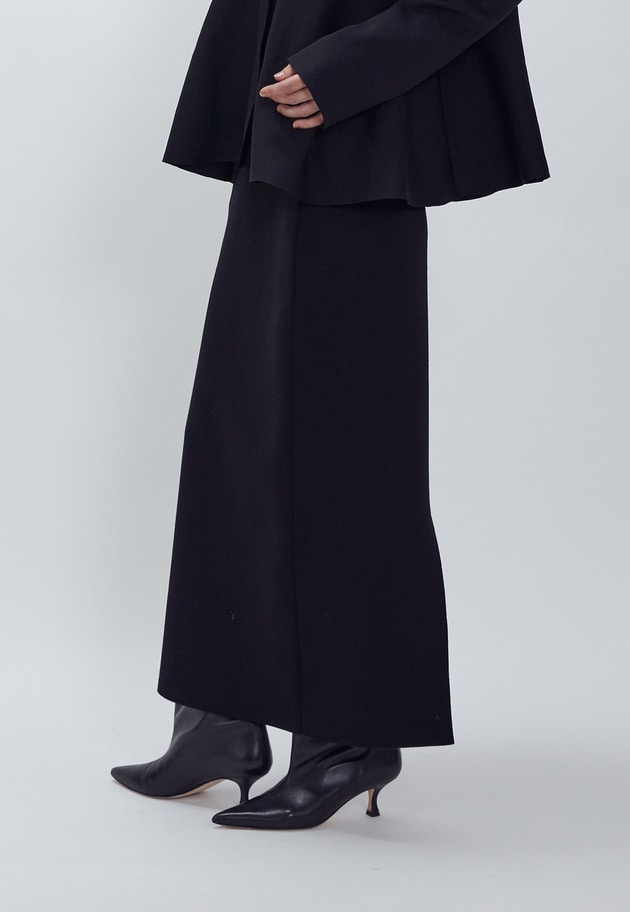 ニットタイトスカート 詳細画像 Black 3