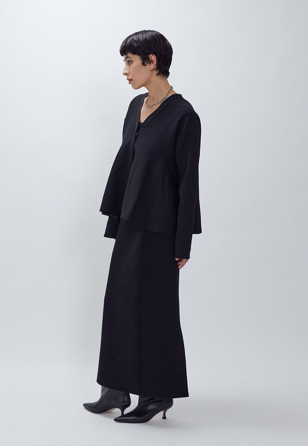 ニットタイトスカート 詳細画像 Black 7