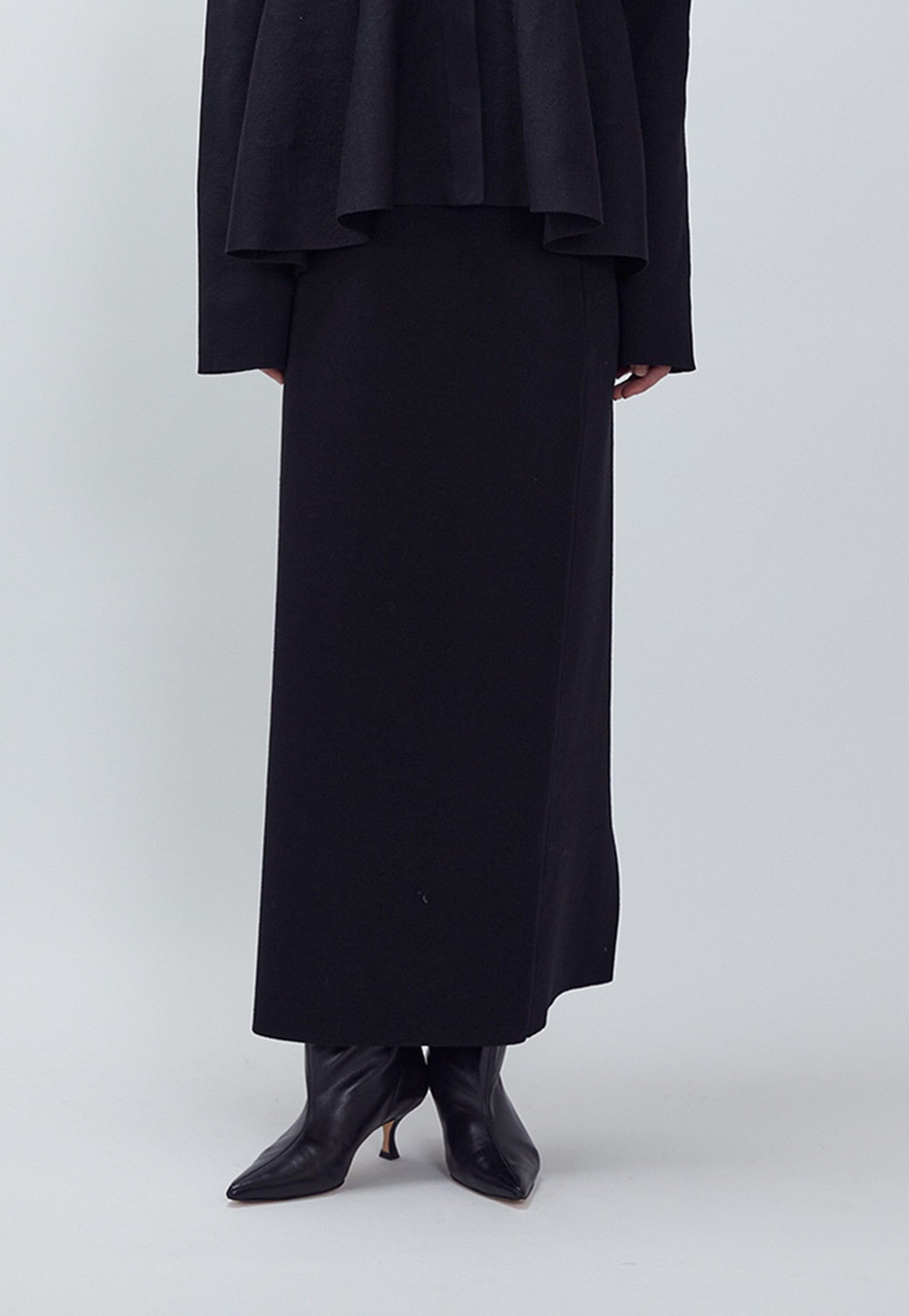 マディソンブルー タイトスカート 01 ブラック スリット ジップ マディソンブルー タイトスカート 01 ブラック スリット ジップ