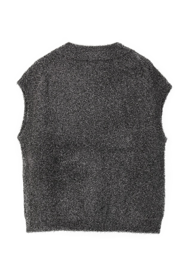 ラメモールニットジレ 詳細画像 Gray 12