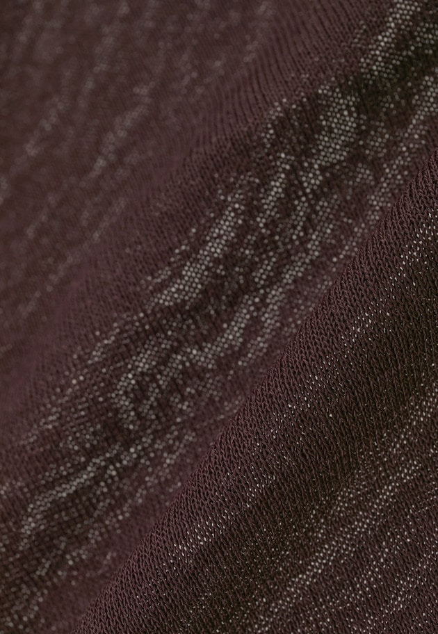 アセテートウールショートスリーブニット 詳細画像 Bordeaux 5