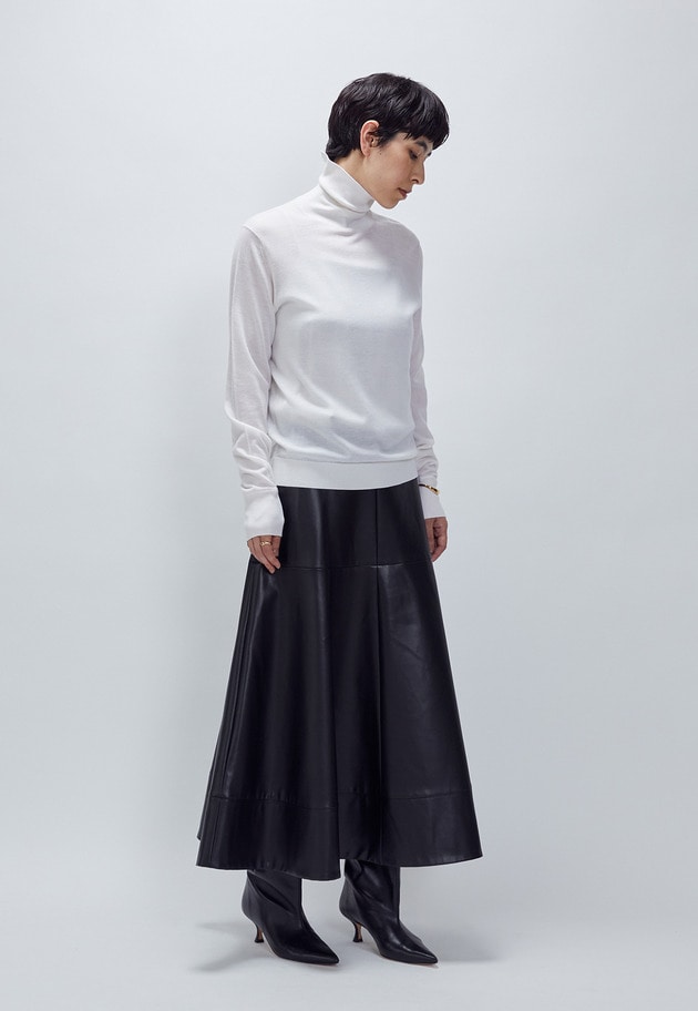 スーパーファインウールボトルネック 詳細画像 Offwhite 3