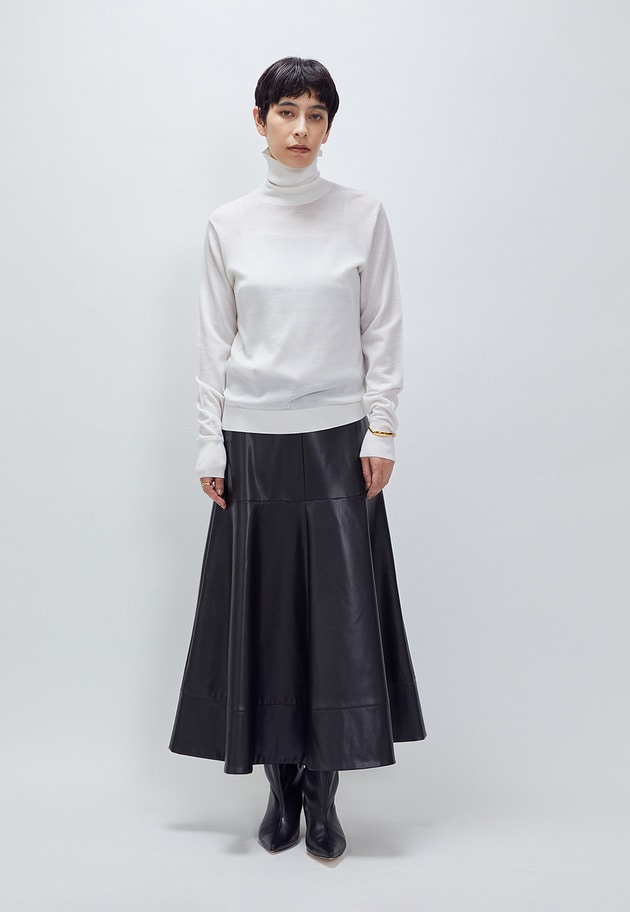 スーパーファインウールボトルネック 詳細画像 Offwhite 4