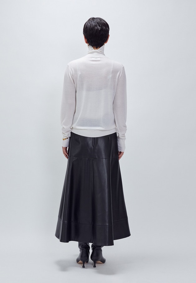 スーパーファインウールボトルネック 詳細画像 Offwhite 5