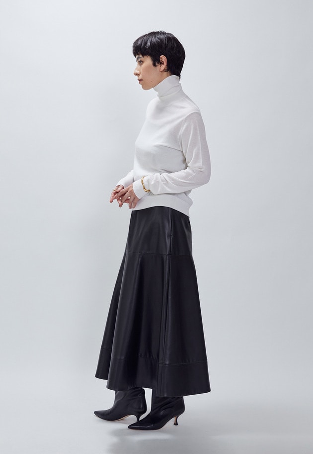 スーパーファインウールボトルネック 詳細画像 Offwhite 6