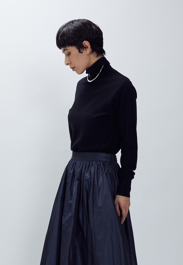 スーパーファインウールボトルネック 詳細画像 Black 2