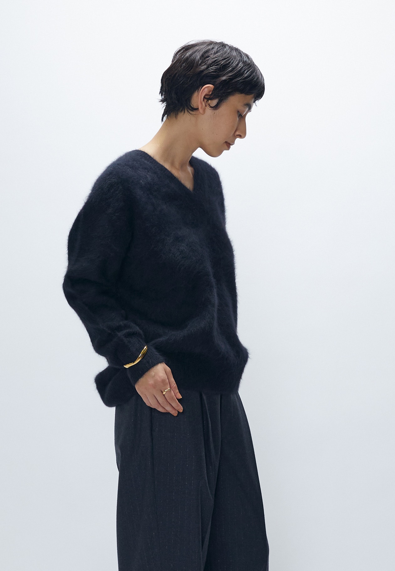 FOXカシミアVネックプルオーバー】｜1er Arrondissement