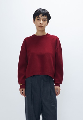 ボックスショートニットプルオーバー