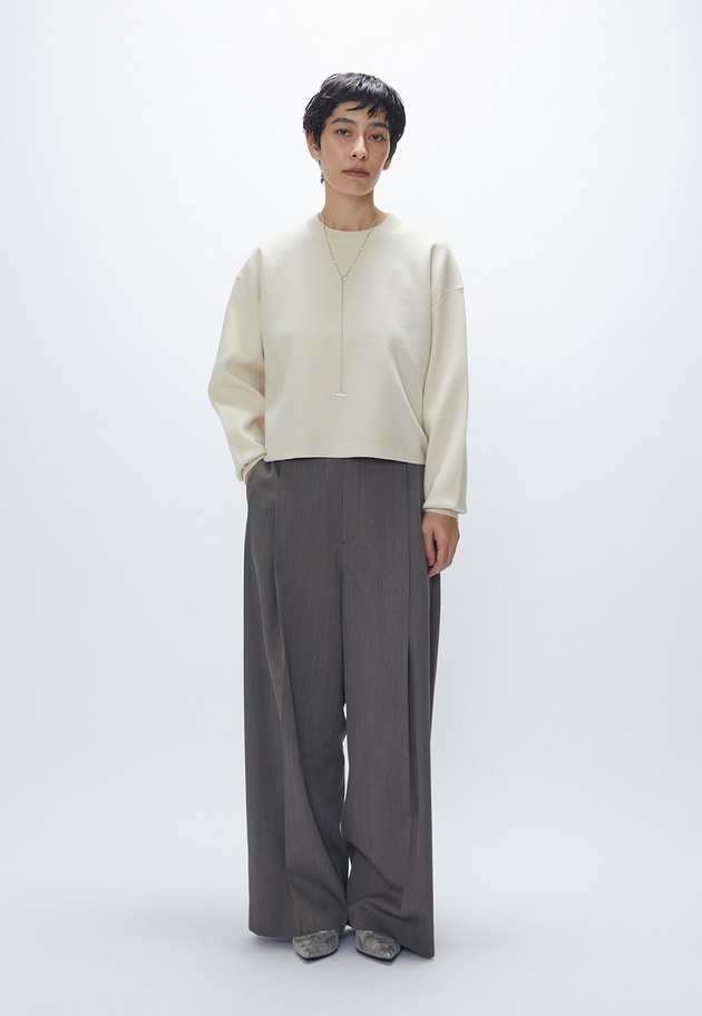 ボックスショートニットプルオーバー 詳細画像 Offwhite 3