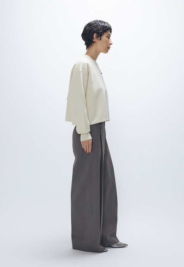 ボックスショートニットプルオーバー 詳細画像 Offwhite 5