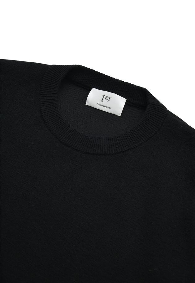 ボックスショートニットプルオーバー 詳細画像 Black 13