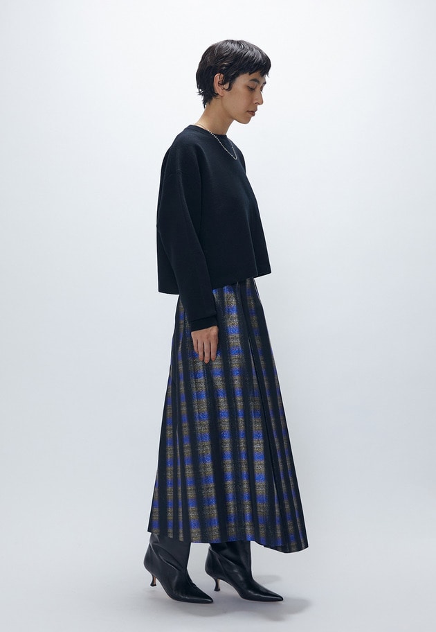 ボックスショートニットプルオーバー 詳細画像 Black 5