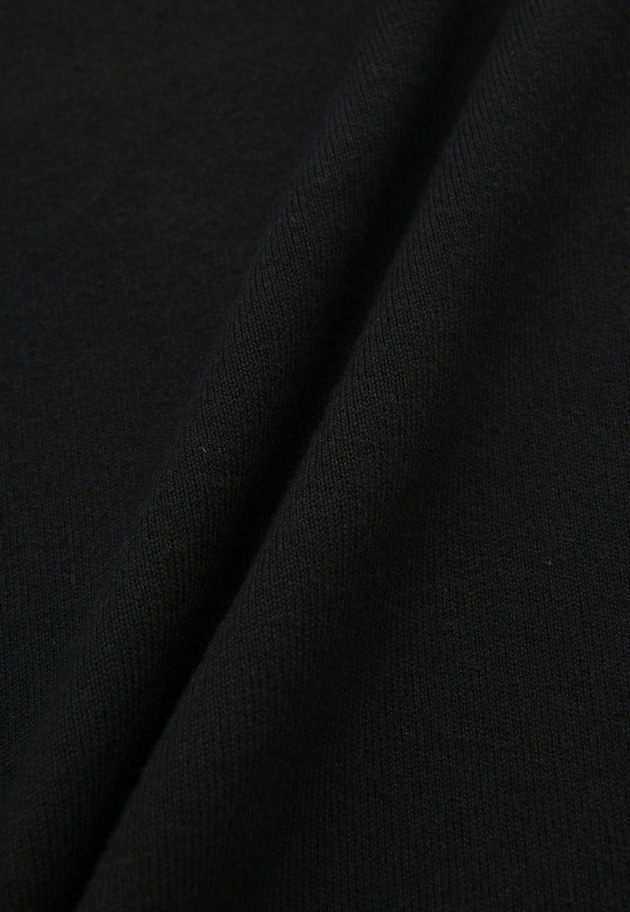ウールコットンスムースニットフーディー 詳細画像 Black 12