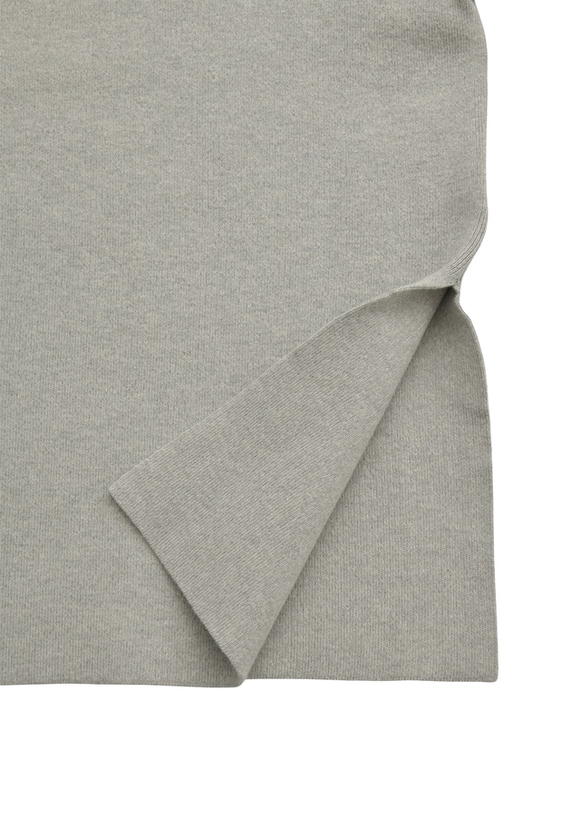 ウールコットンスムースニットフーディー 詳細画像 Light gray 15