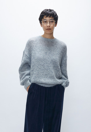 【とみこ】極美品✨ プルミエアロンディスモン ウール サテン キーネック 1er Arrondissement（プルミエアロンディスモン）の「ウール