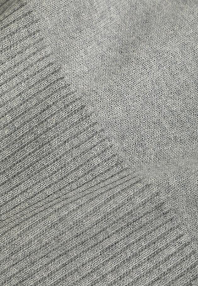 ウールカシミアダブルフェイスボトルネックニット 詳細画像 Light gray 16