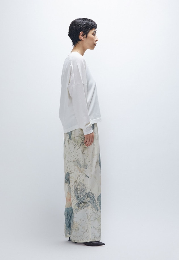 スーパーファインＶネックプルオーバー 詳細画像 Offwhite 5