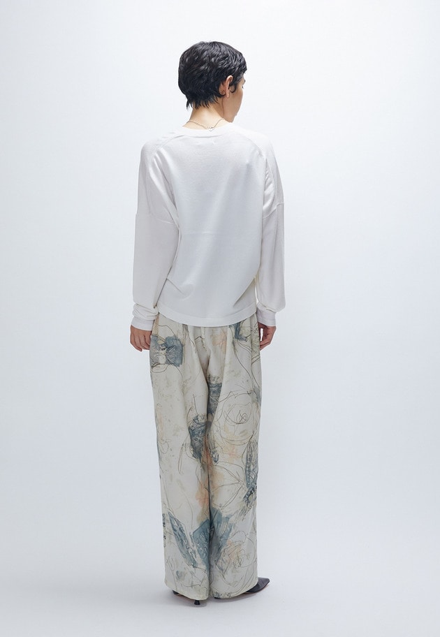 スーパーファインＶネックプルオーバー 詳細画像 Offwhite 6